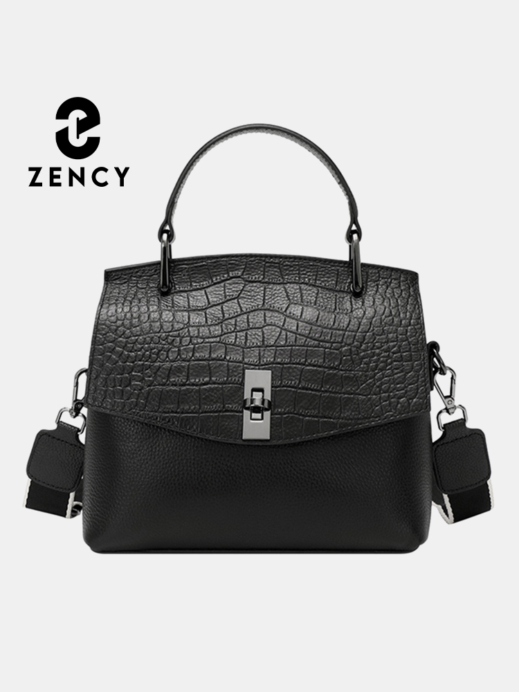 Luxury Bags Vintage - Zency Genuine Leather Women's Handbag Stone