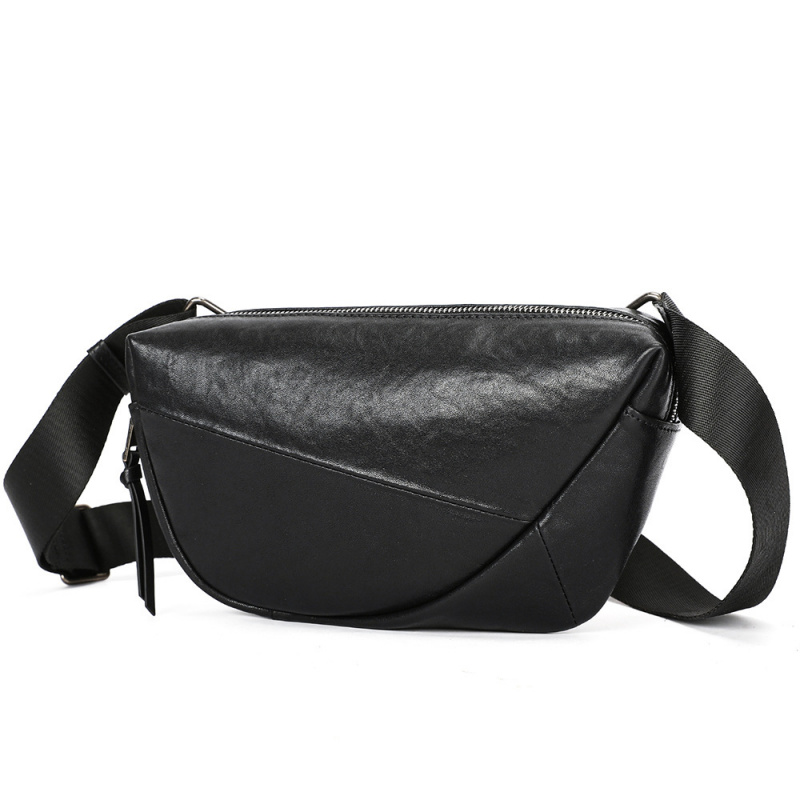 Saddle Bag Distressed - Vintage distressed genuine leather men's chest