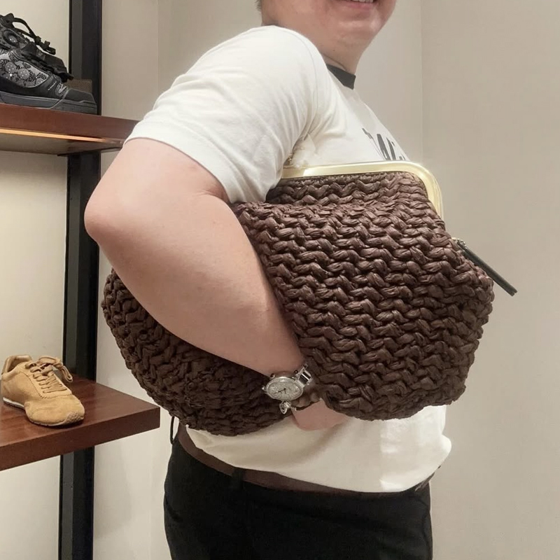 Hand-Woven Kisslock Frame Shou - Luxury Bags Vintage 评论和价格