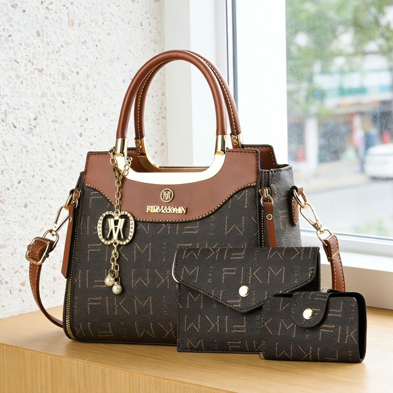 3-piece set of light luxury hi - Luxury Bags With Zipper 评论和价格