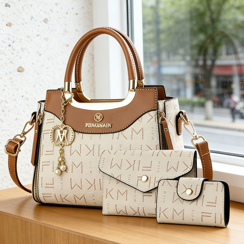 3-piece set of light luxury hi - Luxury Bags With Zipper 评论和价格