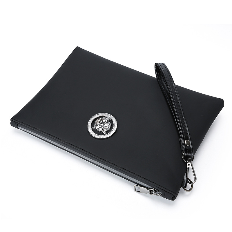 Men's Soft PU Leather Clutch B - Wristlet Wallet Zipper 评论和价格