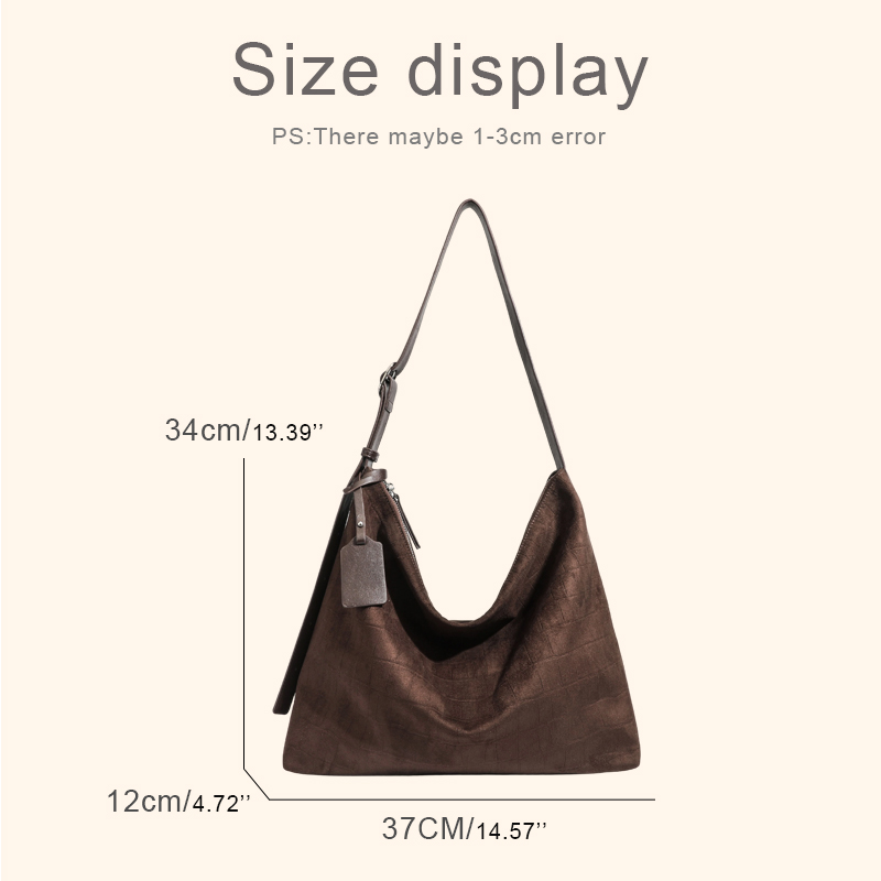 Faux Suede Tote Bags For Women - Luxury Bags Vintage 评论和价格