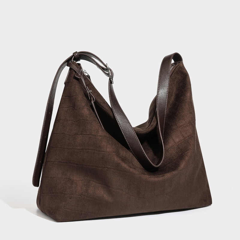 Faux Suede Tote Bags For Women - Luxury Bags Vintage 评论和价格