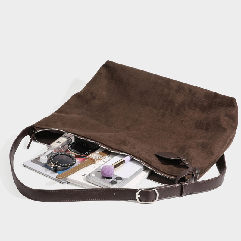 Faux Suede Tote Bags For Women - Luxury Bags Vintage 评论和价格