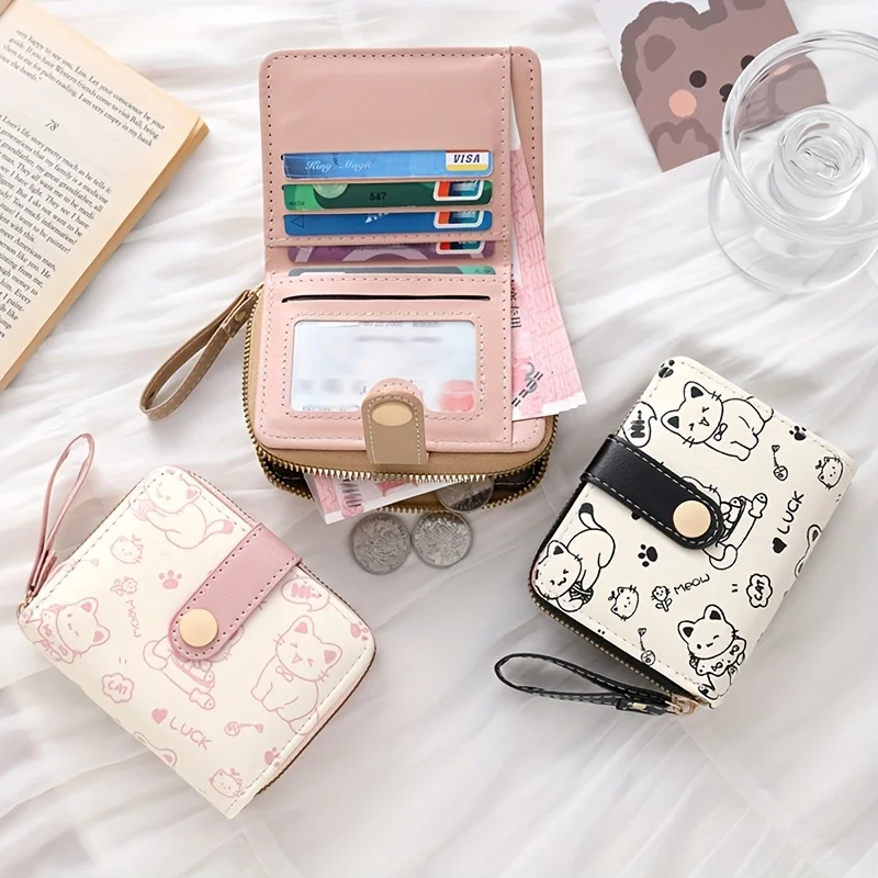 Women Wallet Coin Purse Printe - Wristlet Wallet Zipper 评论和价格