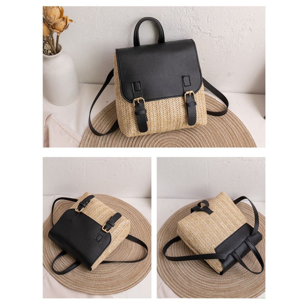 Versatile Bag PU Leather Straw - Luxury Bags Vintage 评论和价格