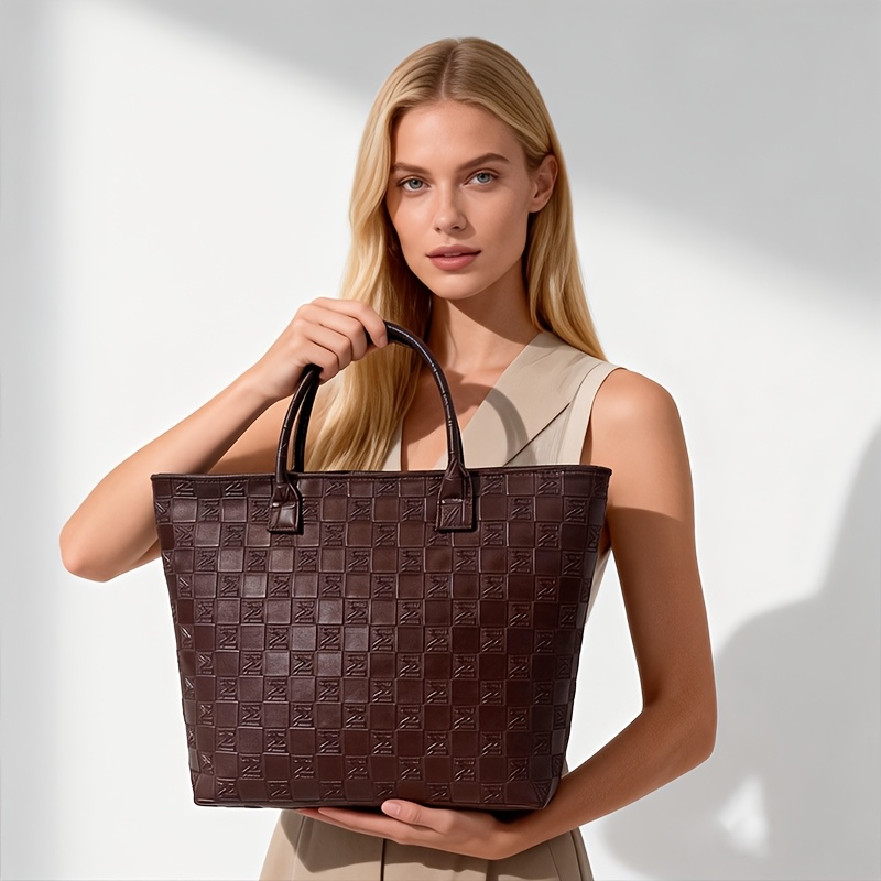 Light Luxury Deep Brown Quilte - Luxury Bags Vintage 评论和价格