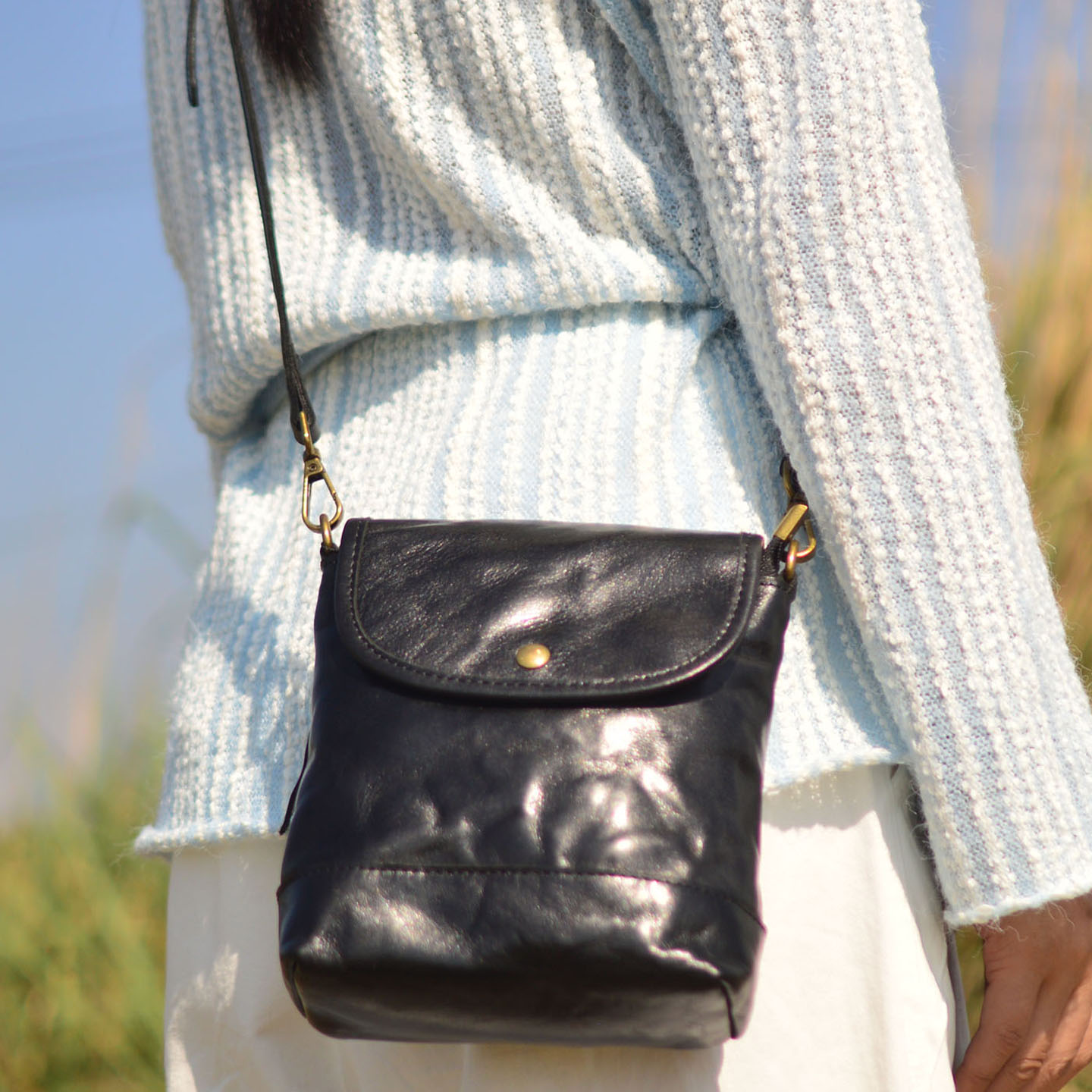 AETOO Leather handbag for wome - Saddle Bag Distressed 评论和价格