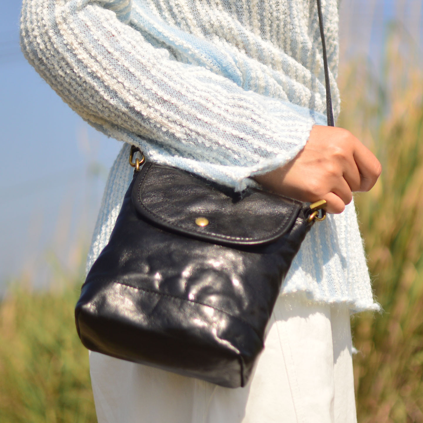 AETOO Leather handbag for wome - Saddle Bag Distressed 评论和价格