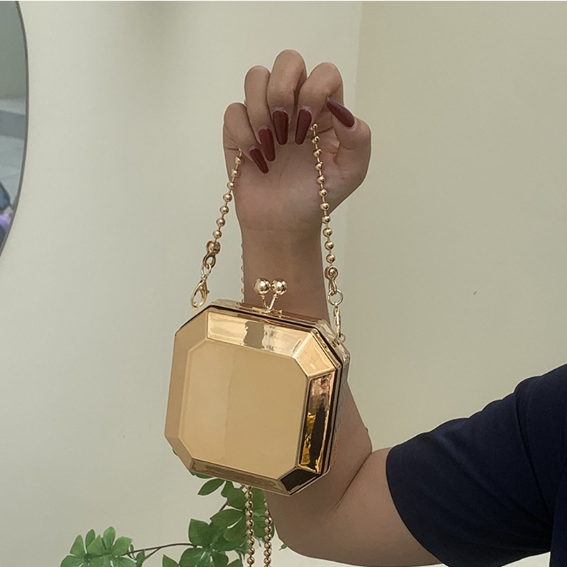 Mini Luxury Gold Party Evening - Luxury Bags With Zipper 评论和价格