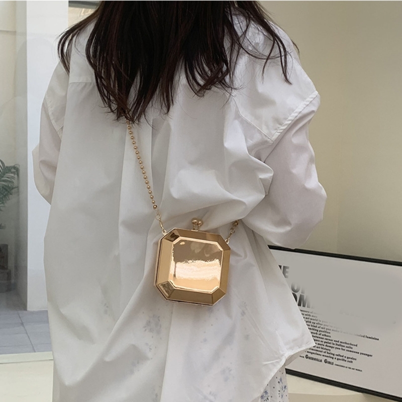 Mini Luxury Gold Party Evening - Luxury Bags With Zipper 评论和价格