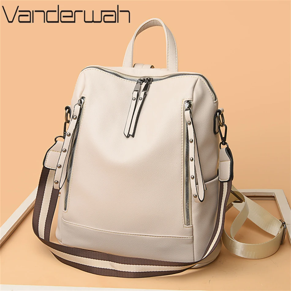Brand Luxury Backpacks Soft Le - Luxury Bags With Zipper 评论和价格