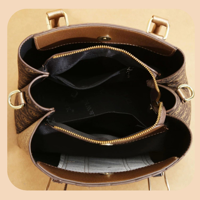 3-piece set of women's handbag - Luxury Bags With Zipper 评论和价格