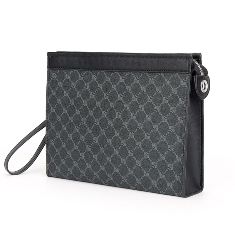 New Men Clutches Bags Man Wall - Wristlet Wallet Zipper 评论和价格